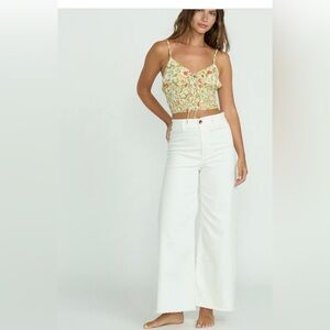 Billabong White Denim Pants